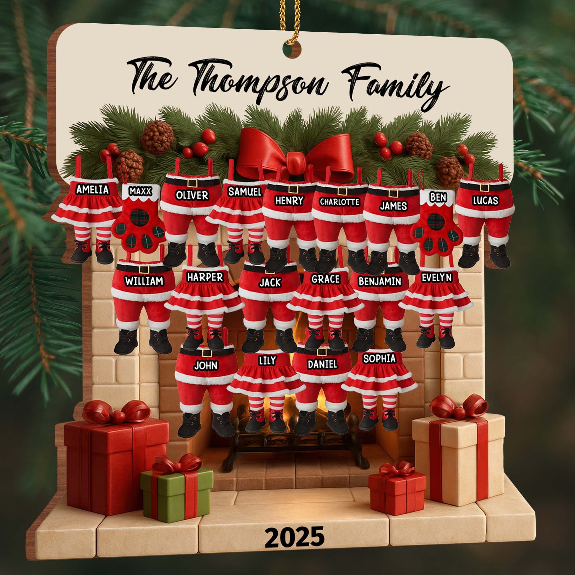 Celebrate The Holidays With Festive Family And Pets Design