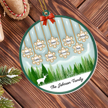 Celebrate Family With Custom Deer and Forest Design
