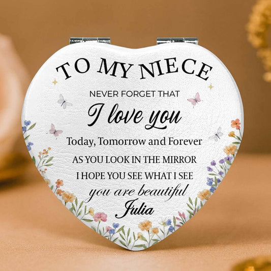 To My Niece, I Love You, Flowers And Butterflies