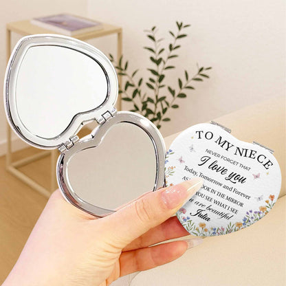 To My Niece, I Love You, Flowers And Butterflies