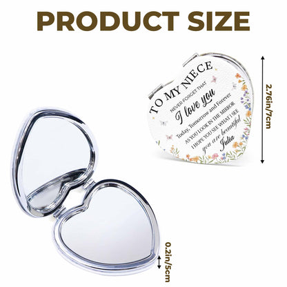 To My Niece, I Love You, Flowers And Butterflies