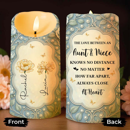 The Love Between An Aunt & Niece, Flowers And Butterflies