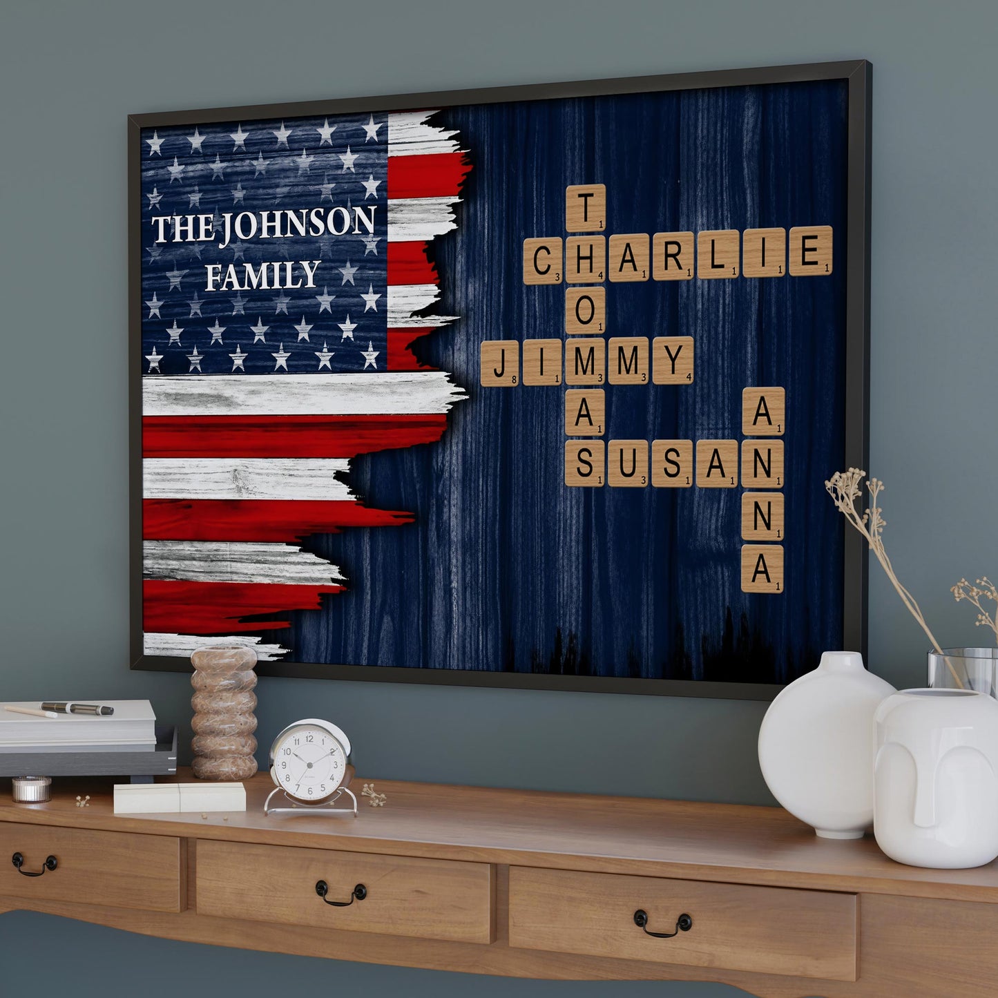 Celebrate Family Bond With Patriotic American Flag