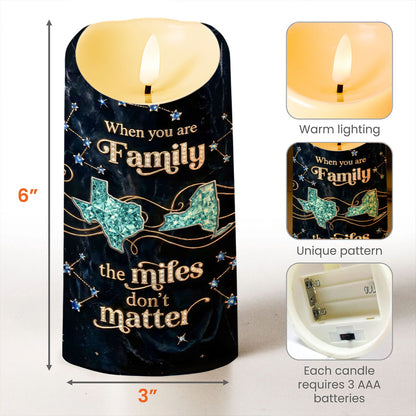 When You Are Family, The Miles Don't Matter, Stars