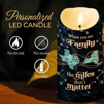 When You Are Family, The Miles Don't Matter, Stars