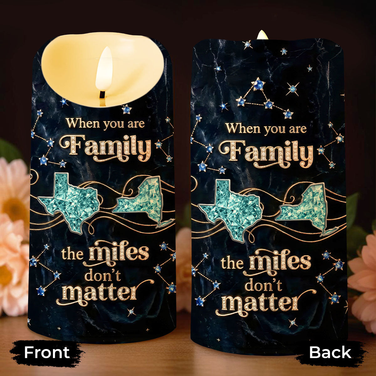 When You Are Family, The Miles Don't Matter, Stars