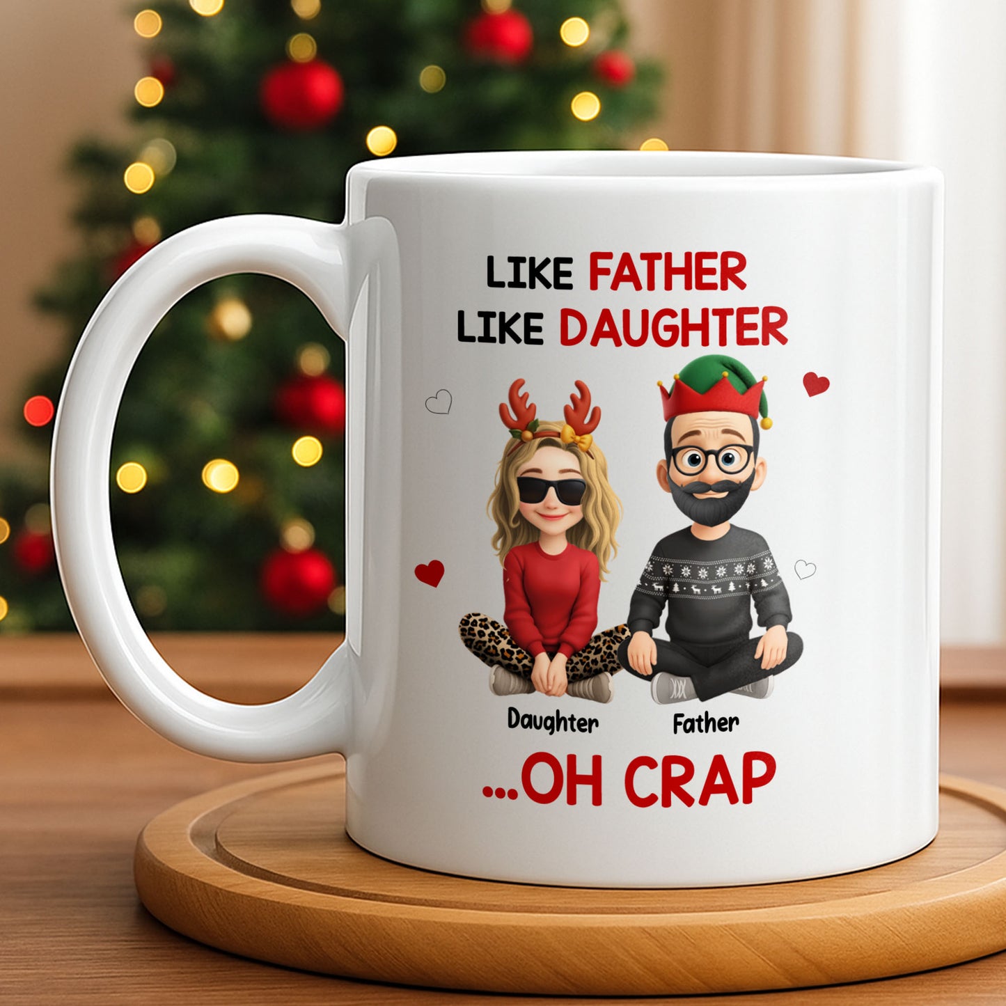 Like Mother Like Daughter With Cartoon Characters