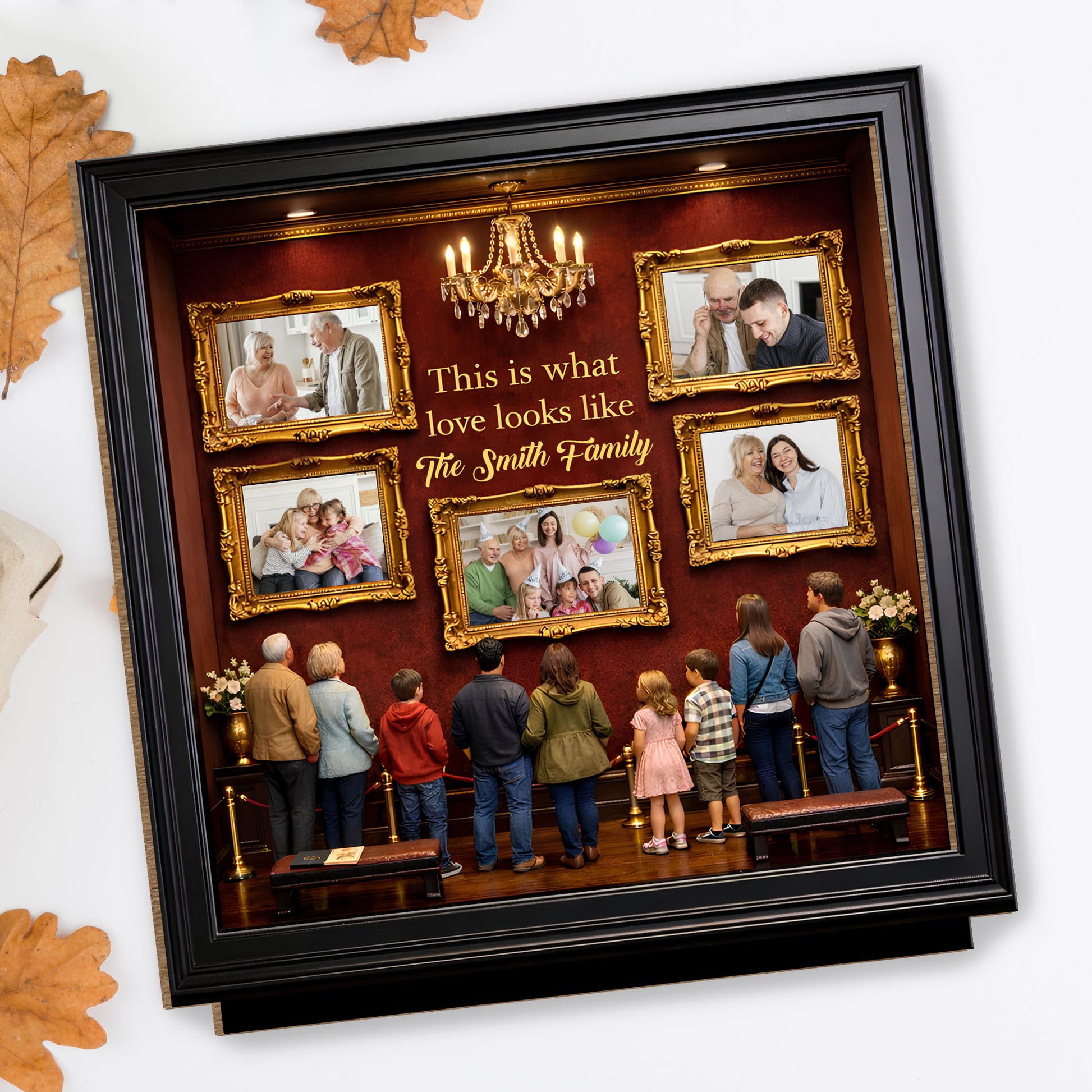 This Is What Love Looks Like Family Portraits Plaque