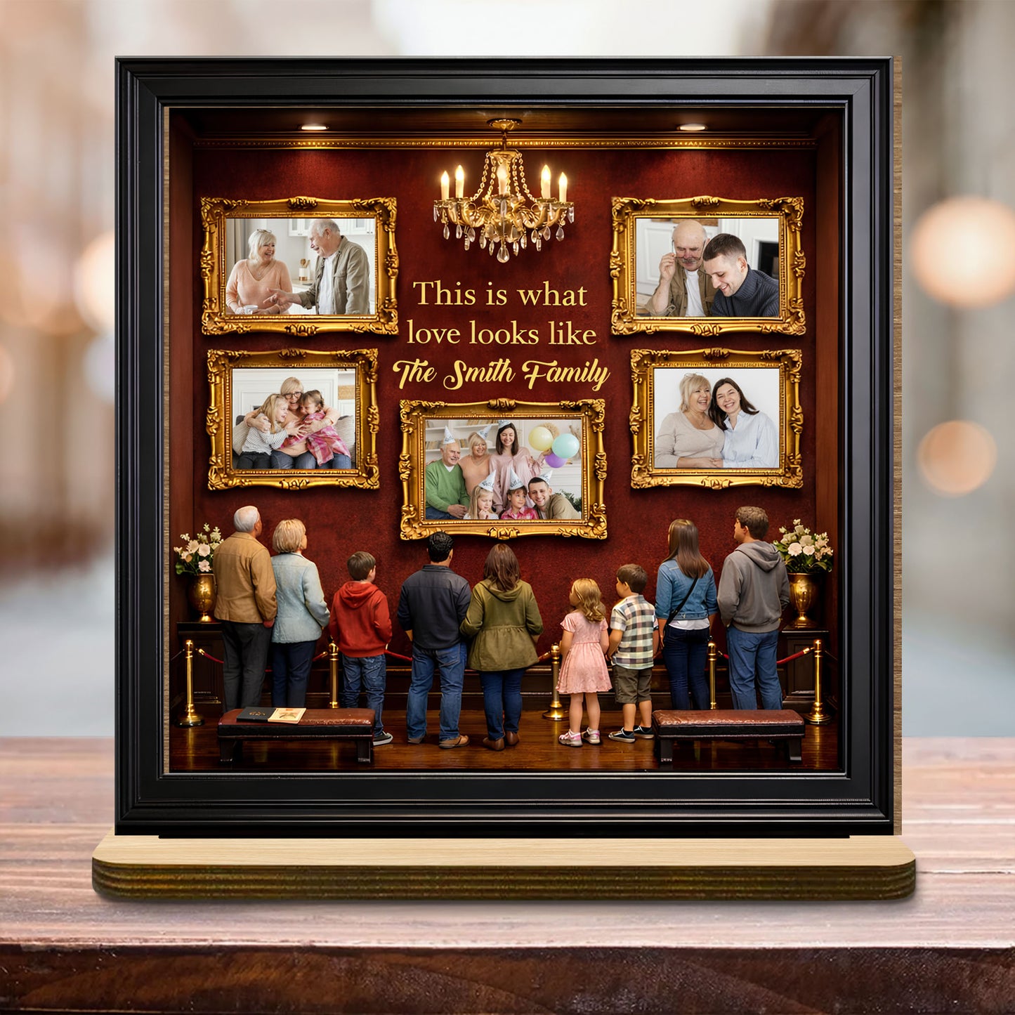 This Is What Love Looks Like Family Portraits Plaque