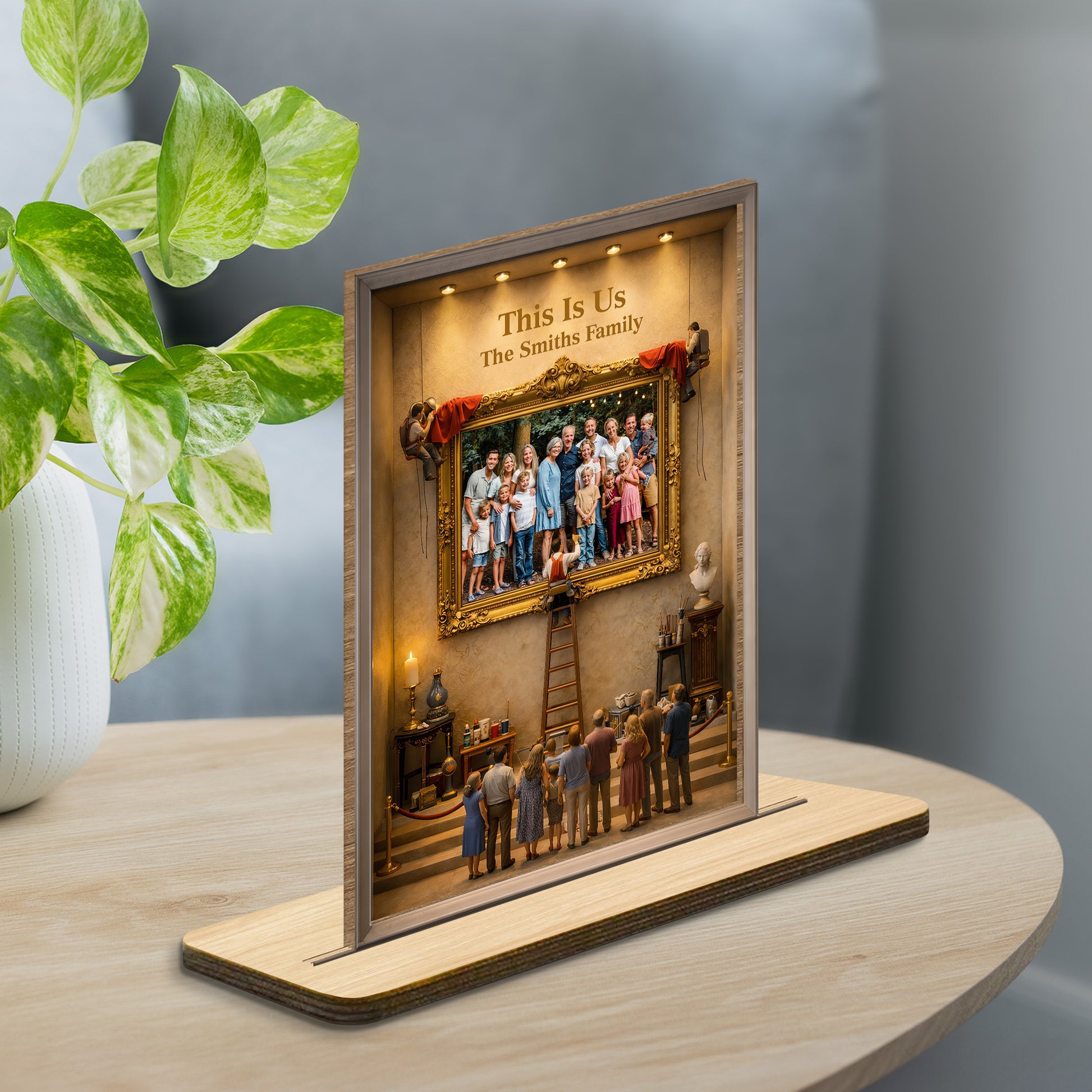 This Is Us Our Family Portrait In Art Gallery Gold Frame