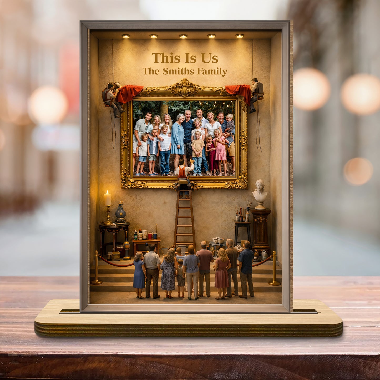 This Is Us Our Family Portrait In Art Gallery Gold Frame