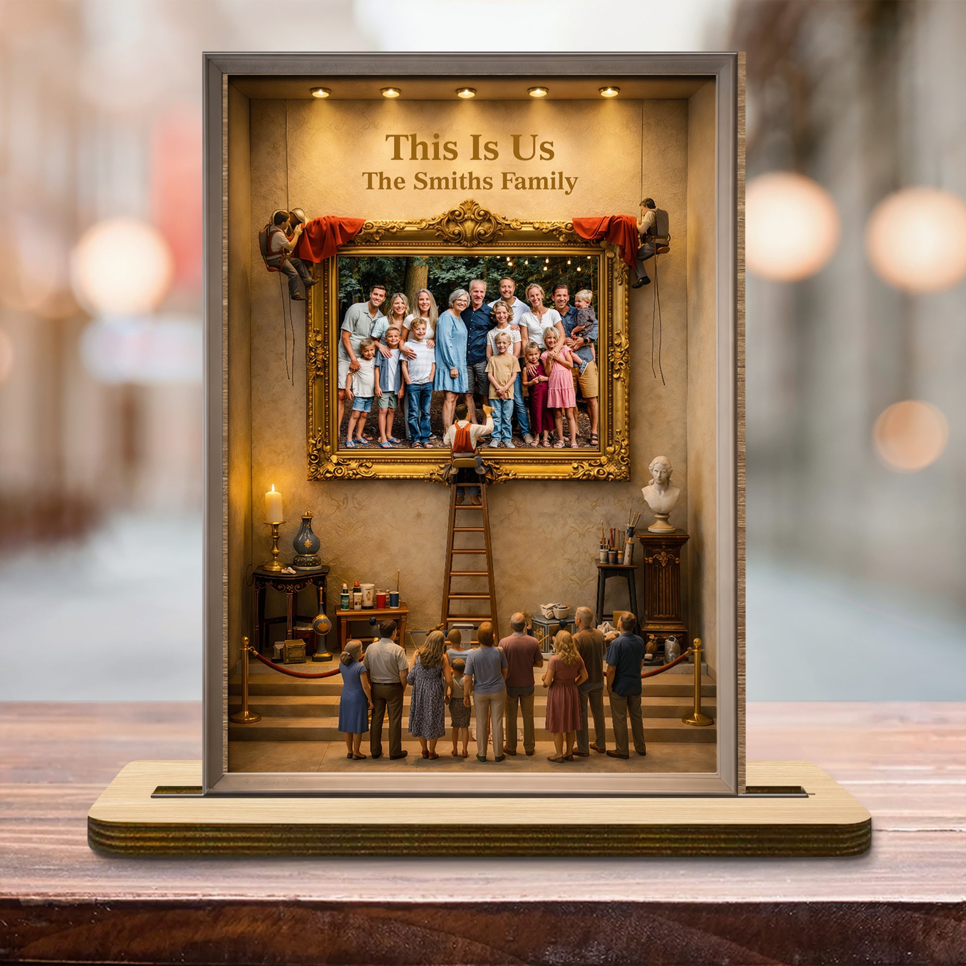 This Is Us Our Family Portrait In Art Gallery Gold Frame