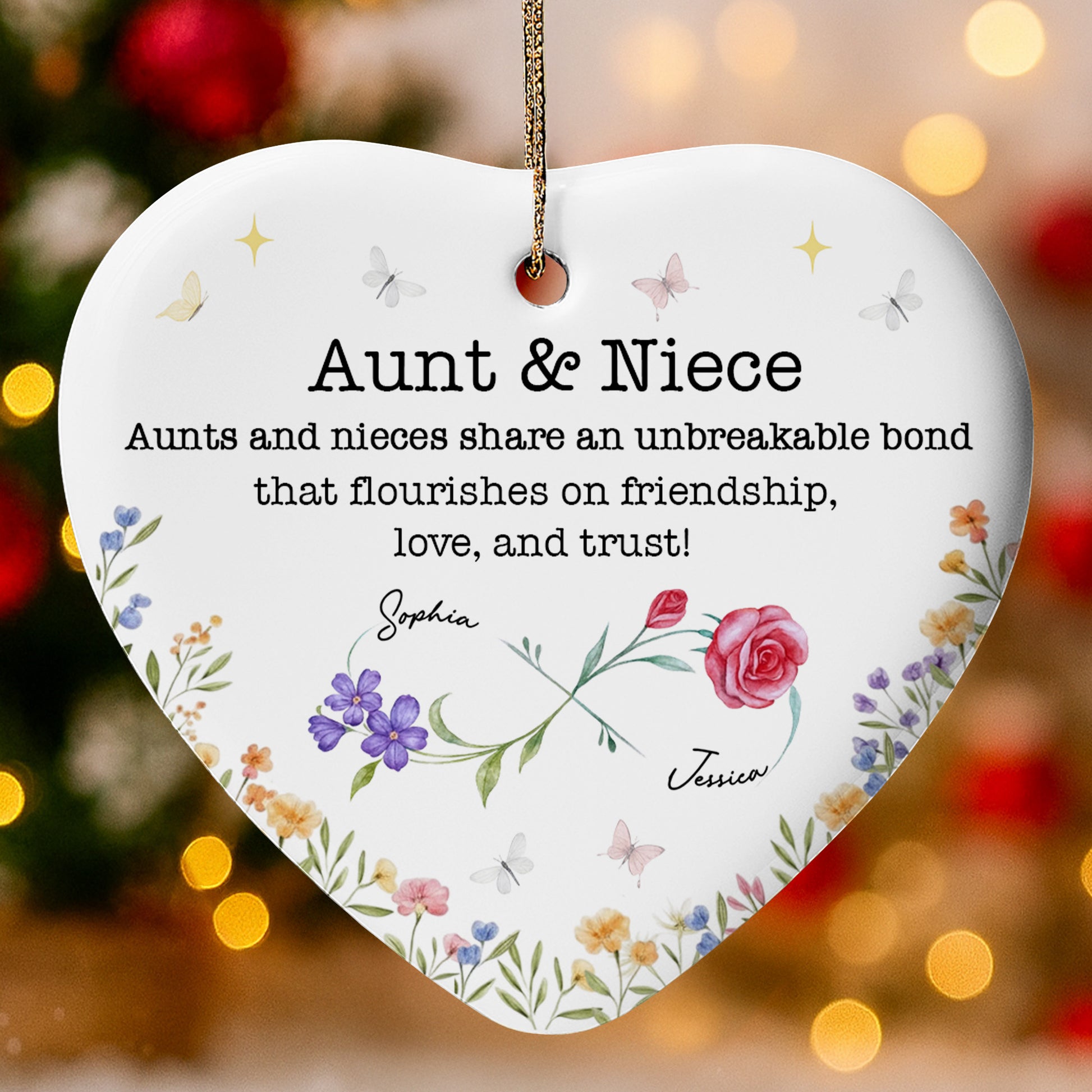 Aunts And Nieces Share An Unbreakable Bond, Flowers And Butterflies
