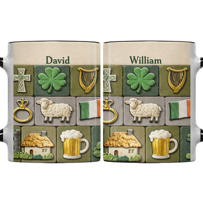 Celebrate Your Irish Roots With Shamrock Sheep And Harp Symbols