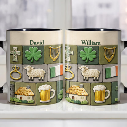 Celebrate Your Irish Roots With Shamrock Sheep And Harp Symbols