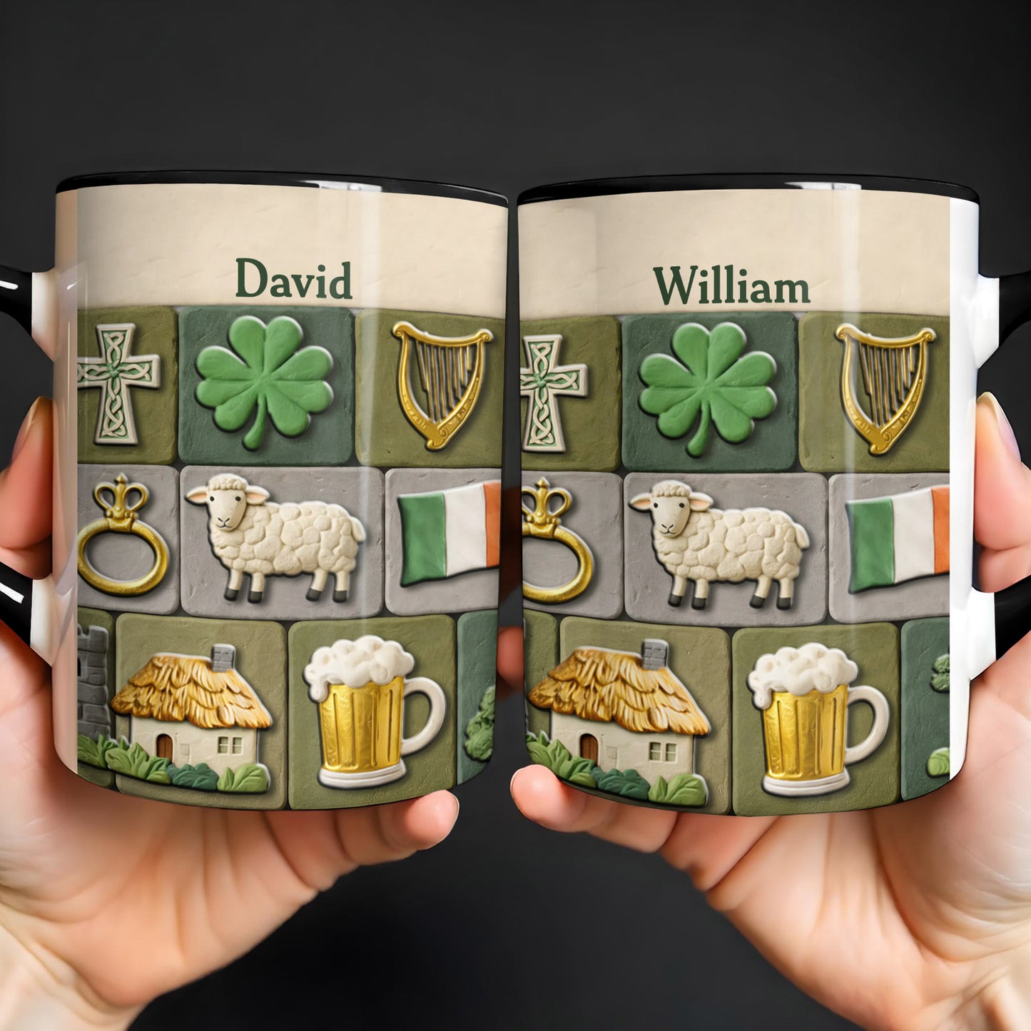 Celebrate Your Irish Roots With Shamrock Sheep And Harp Symbols