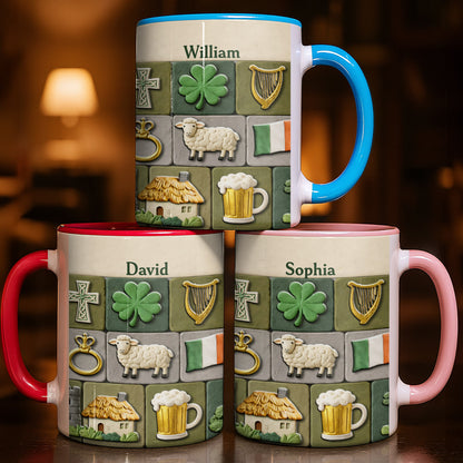 Celebrate Your Irish Roots With Shamrock Sheep And Harp Symbols