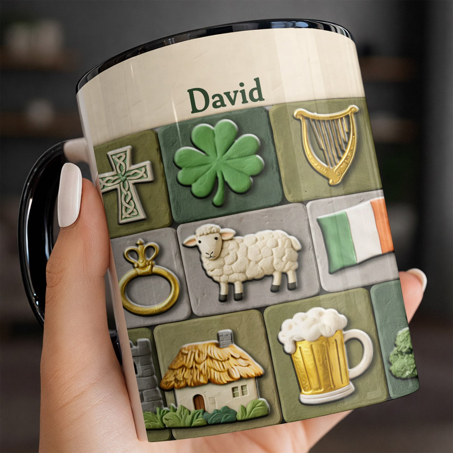 Celebrate Your Irish Roots With Shamrock Sheep And Harp Symbols