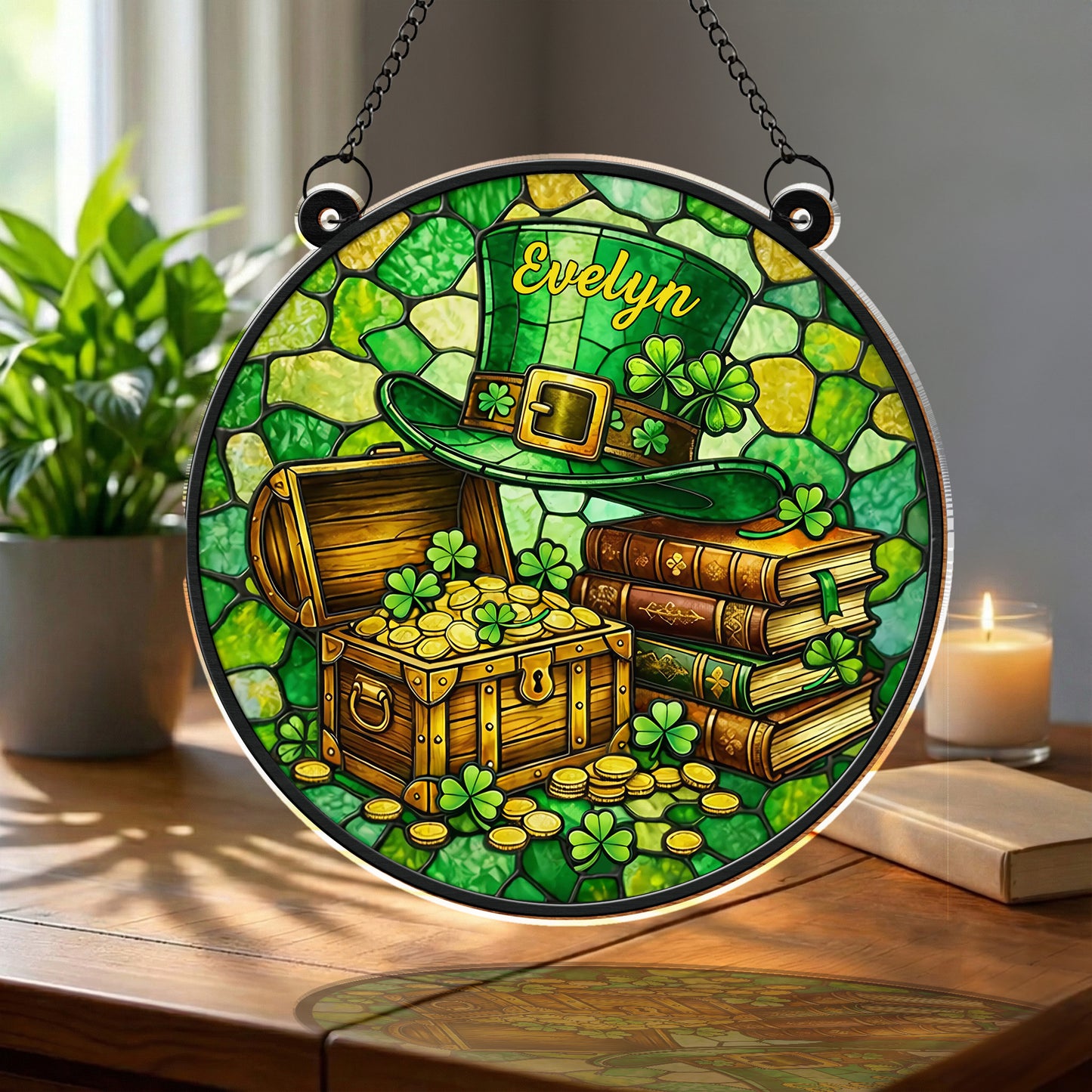 May Luck Be With You Always Leprechaun Hat And Treasure Chest