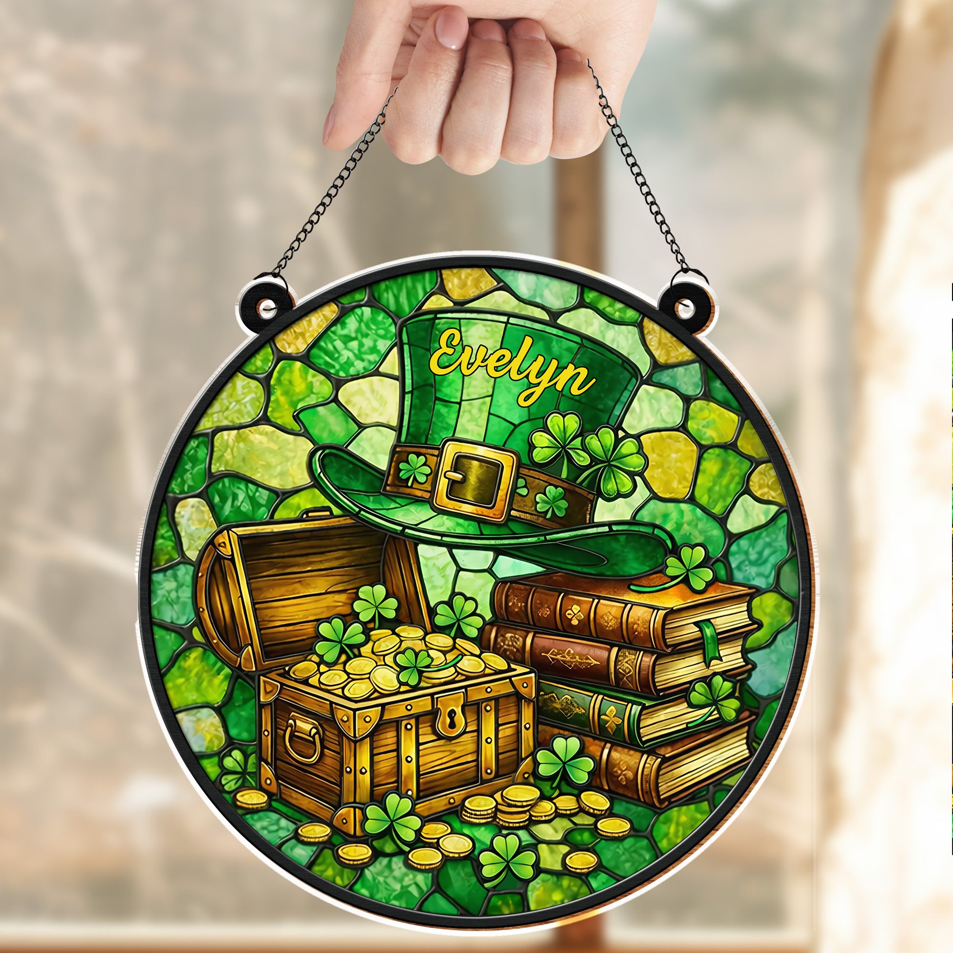 May Luck Be With You Always Leprechaun Hat And Treasure Chest