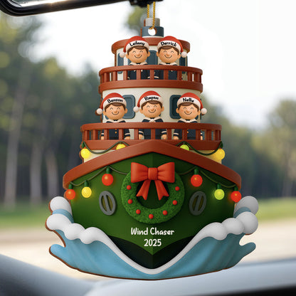 Customized Family Cruise Ship Christmas Decoration