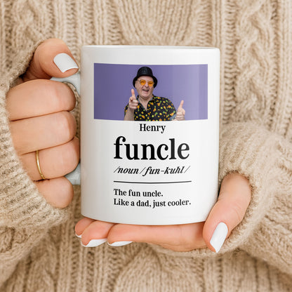 The Fun Uncle Like A Dad Just Cooler Mug Design