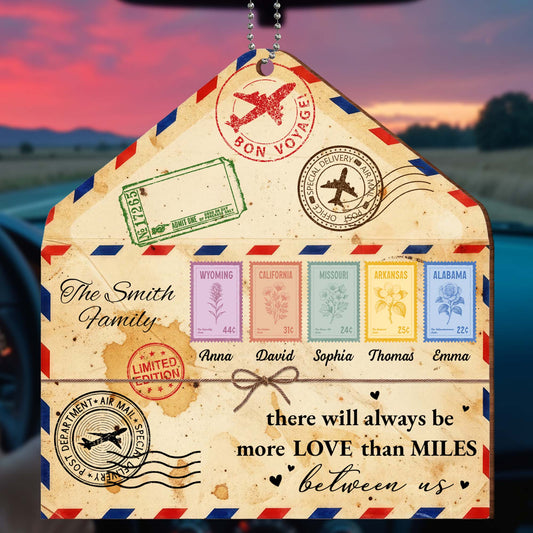 More Love Than Miles, Family Travel Ornament