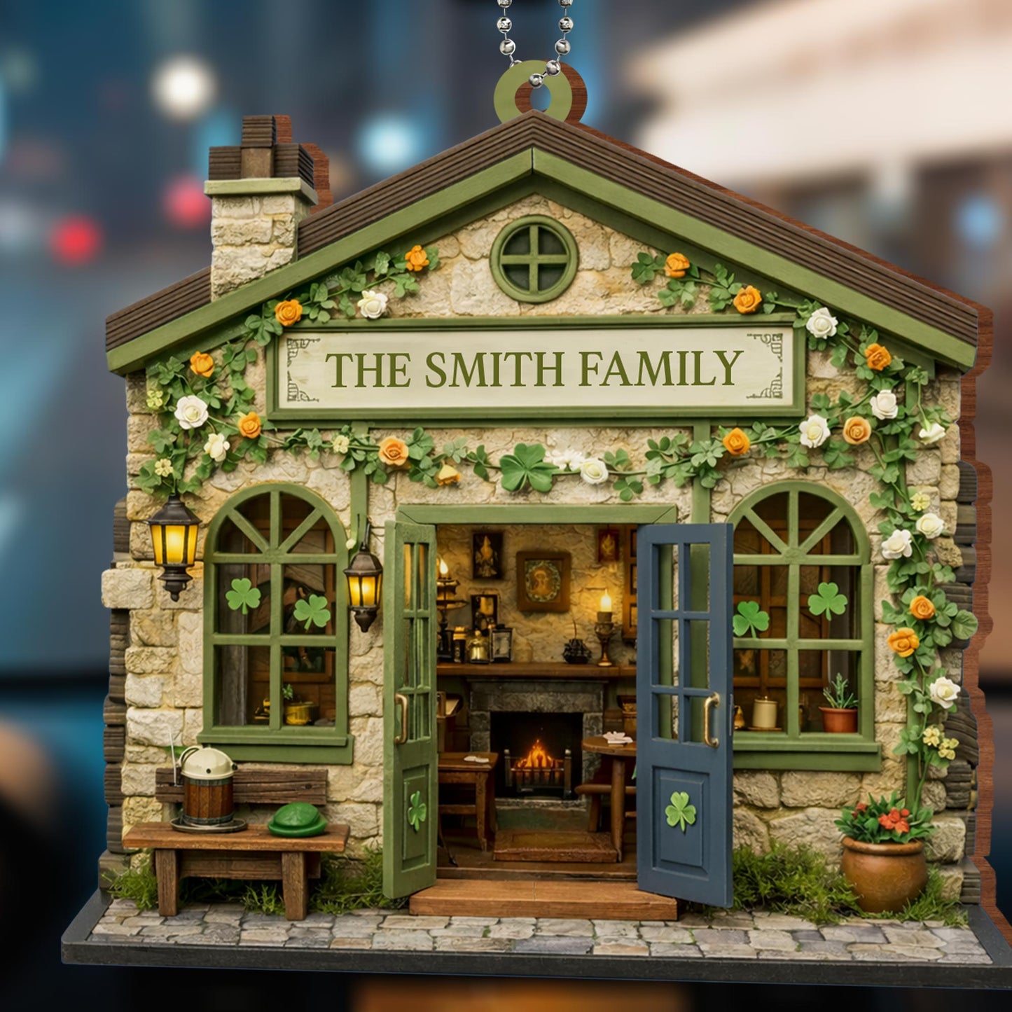 The Smith Family Cozy House Ornament
