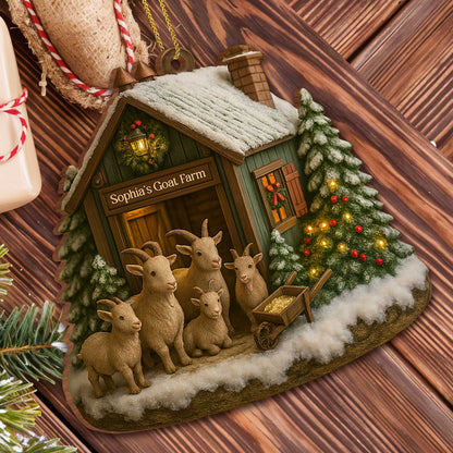Sophia's Goat Farm, Goats and Christmas Tree
