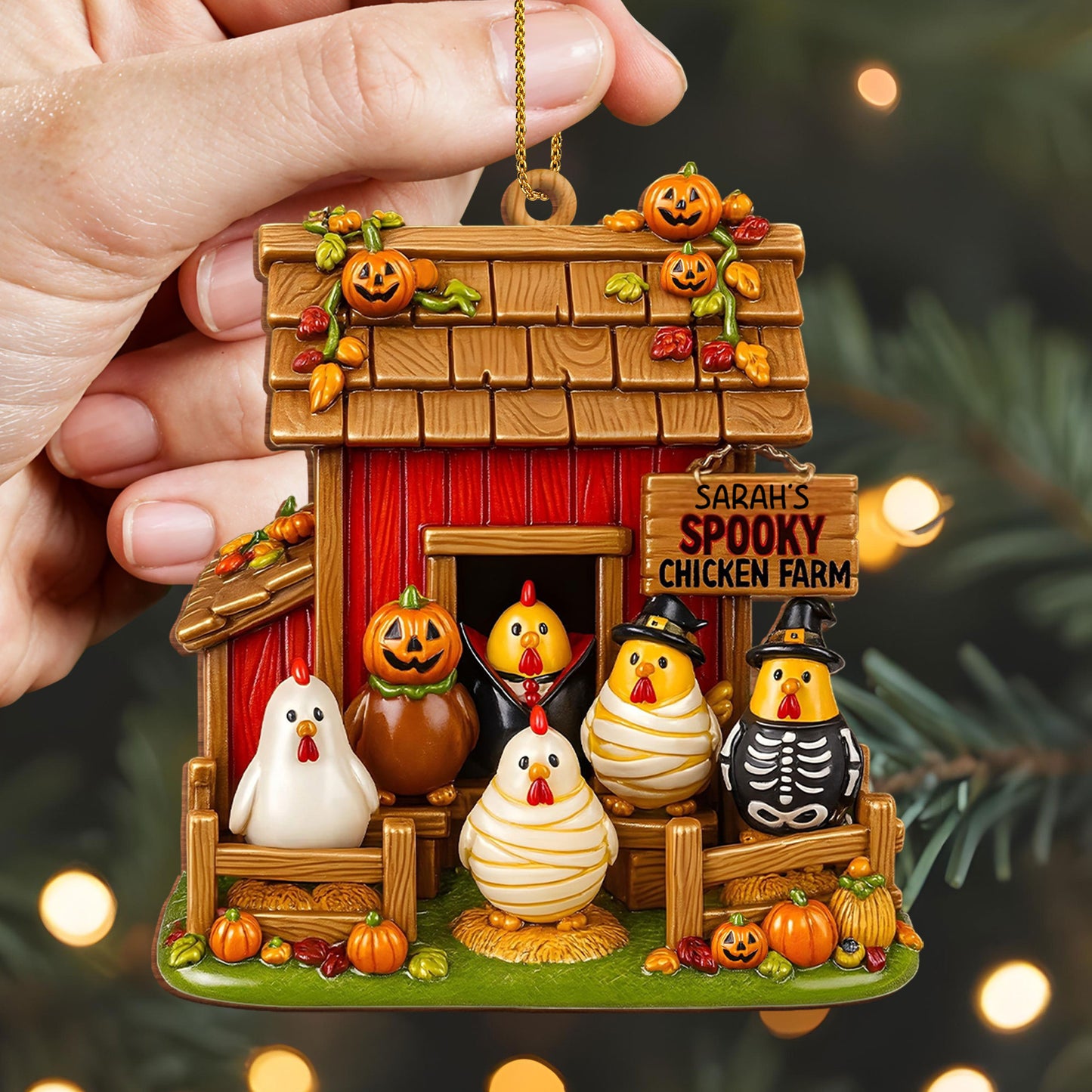 Celebrate A Creepy Cute Halloween With Chickens And Pumpkins