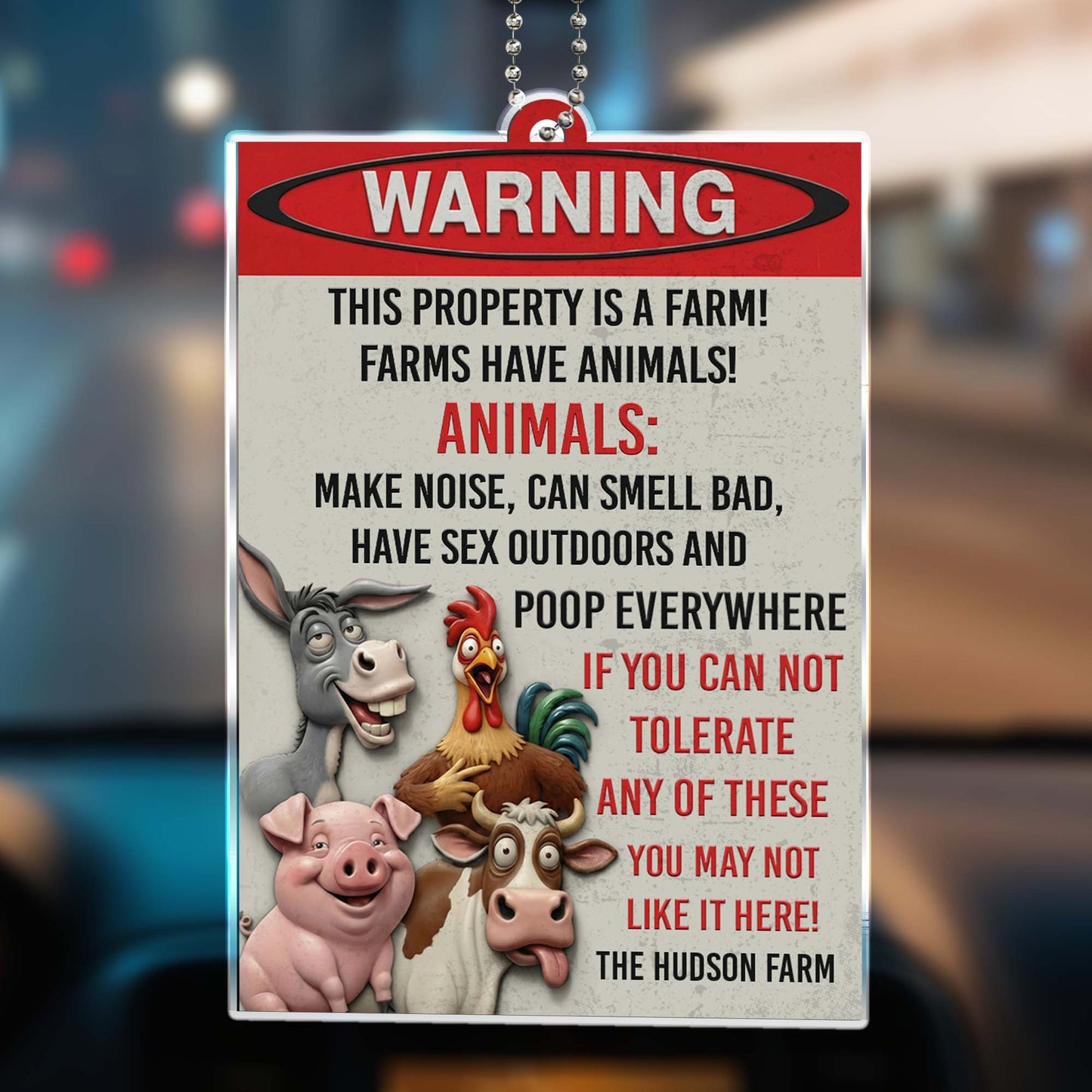 Warning This Property Is A Farm With Animals