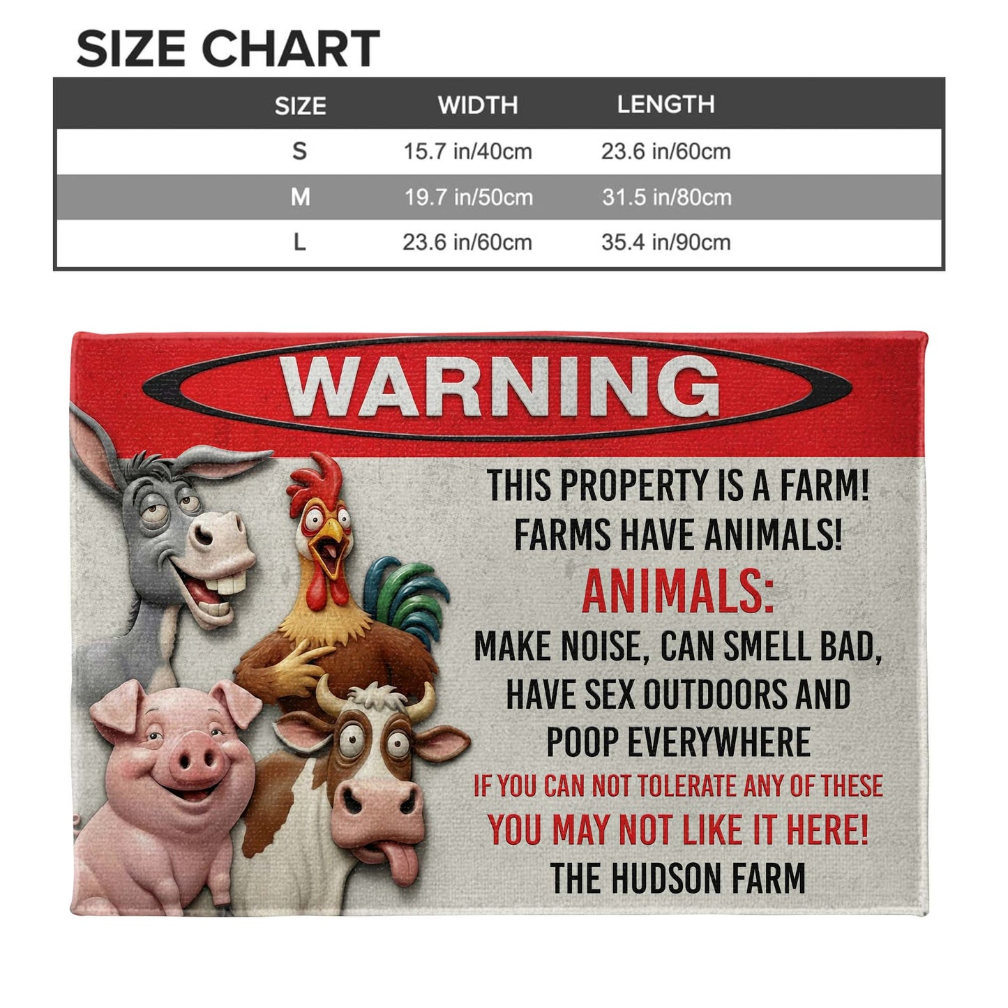 Warning This Property Is A Farm With Donkey, Chicken, Pig, Cow