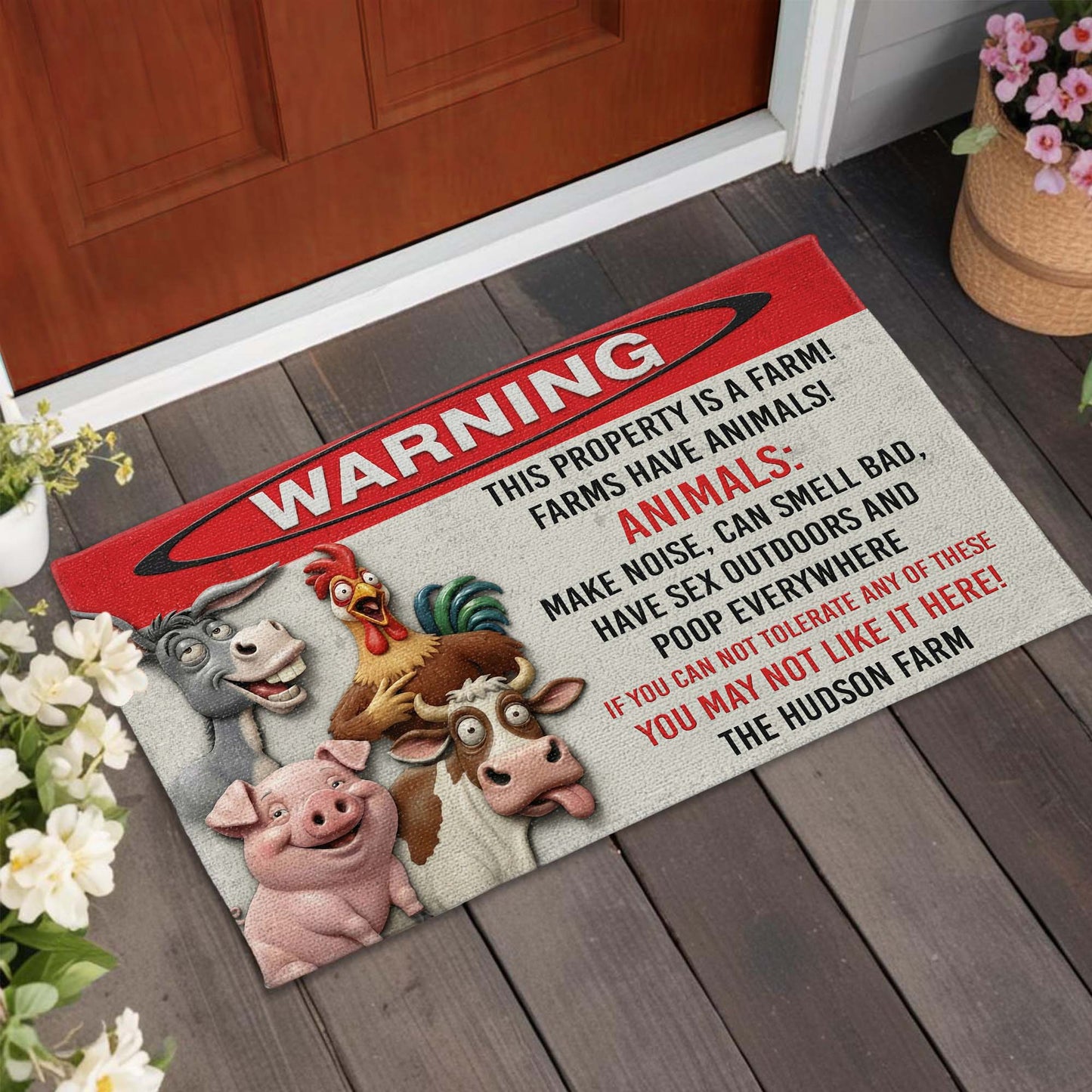 Warning This Property Is A Farm With Donkey, Chicken, Pig, Cow