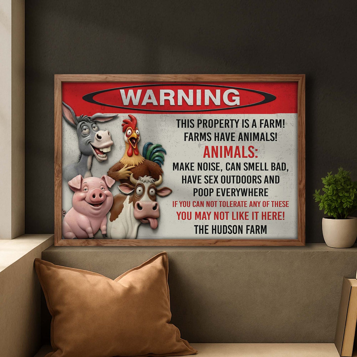 Warning This Property Is A Farm With Farm Animals