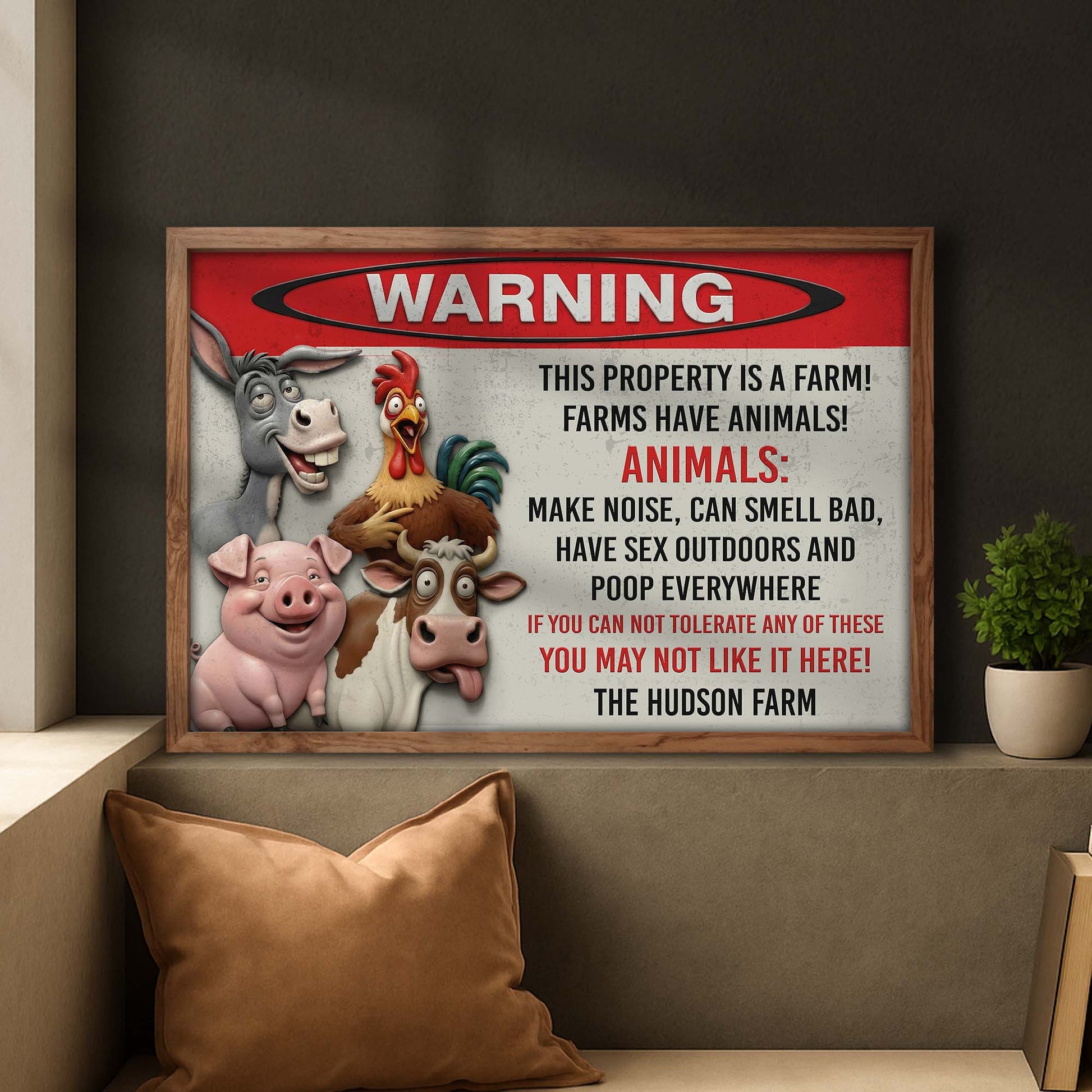 Warning This Property Is A Farm With Farm Animals