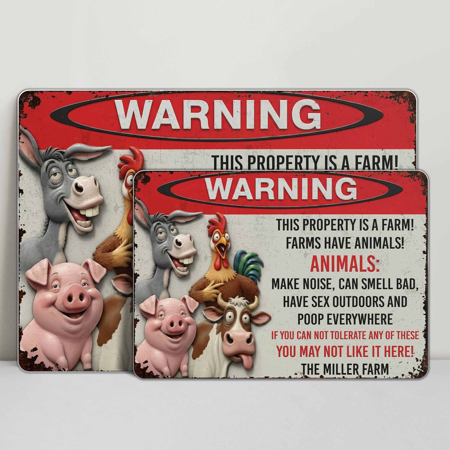 Warning This Property Is A Farm With Farm Animals