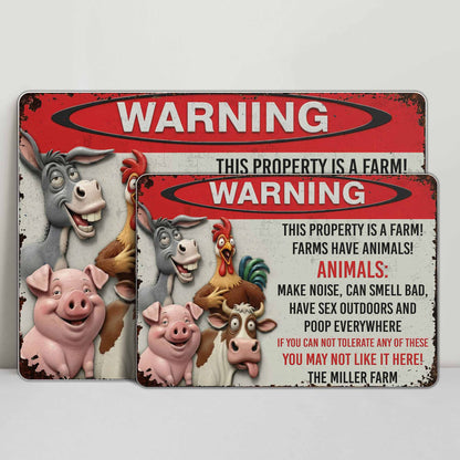 Warning This Property Is A Farm With Farm Animals
