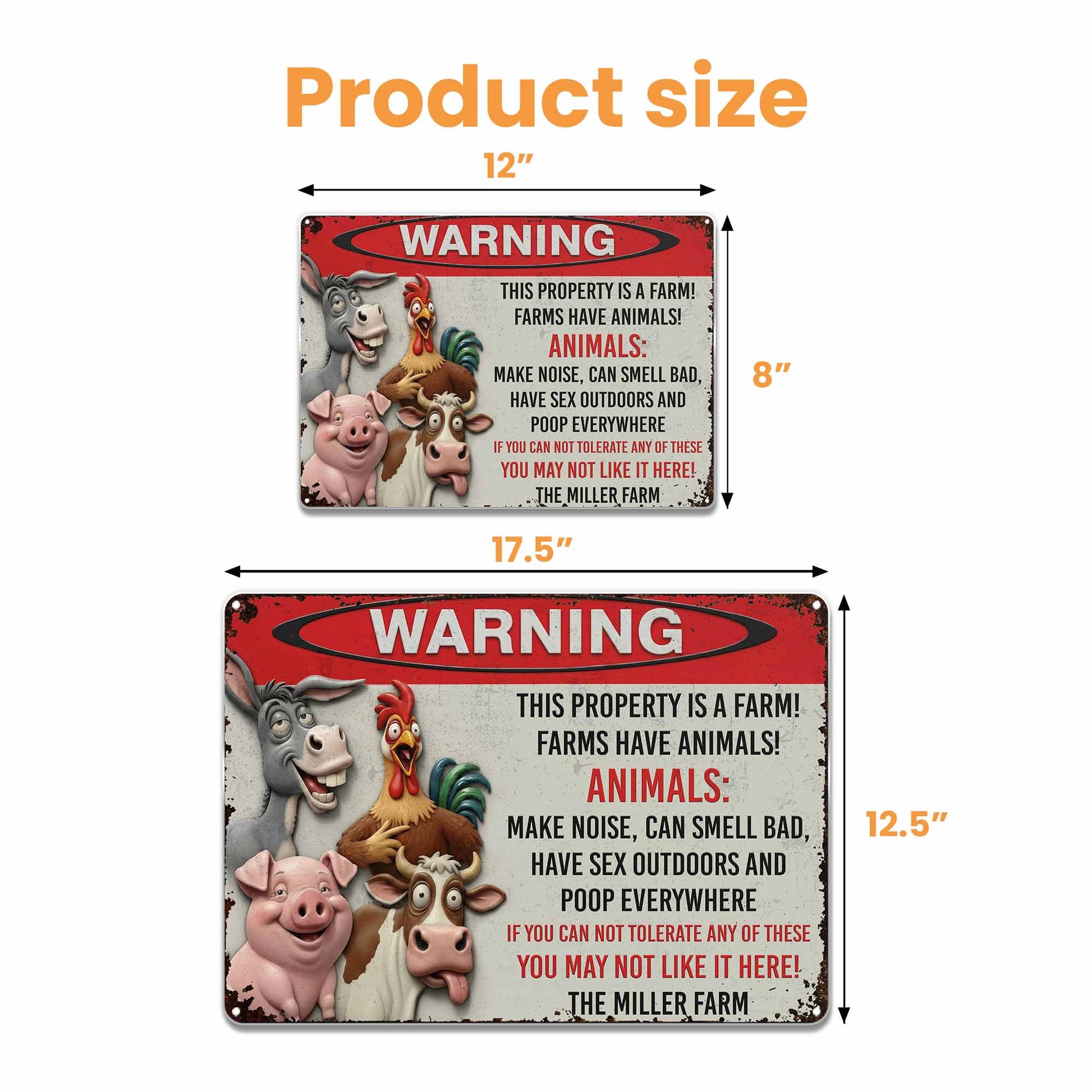 Warning This Property Is A Farm With Farm Animals