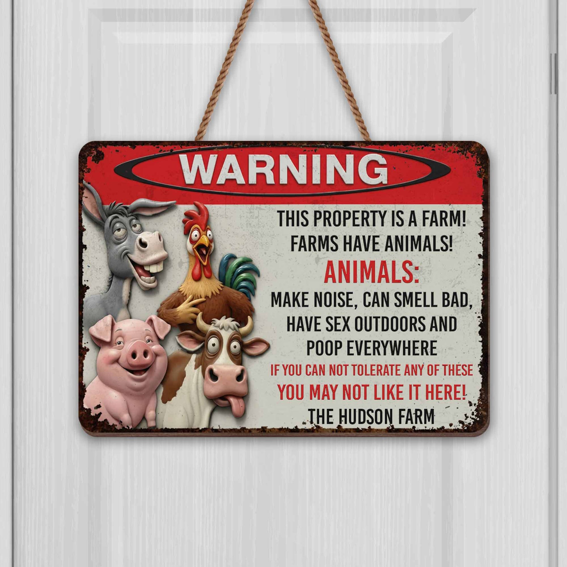 Warning This Property Is A Farm With Farm Animals