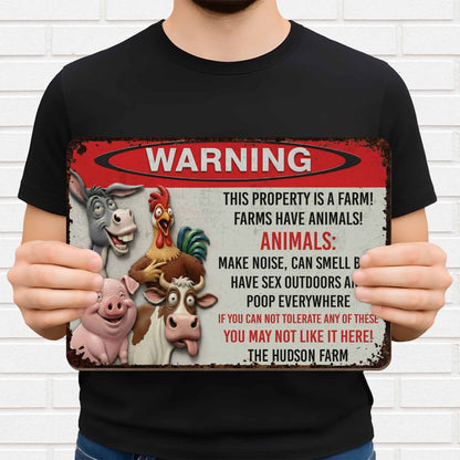 Warning This Property Is A Farm With Farm Animals