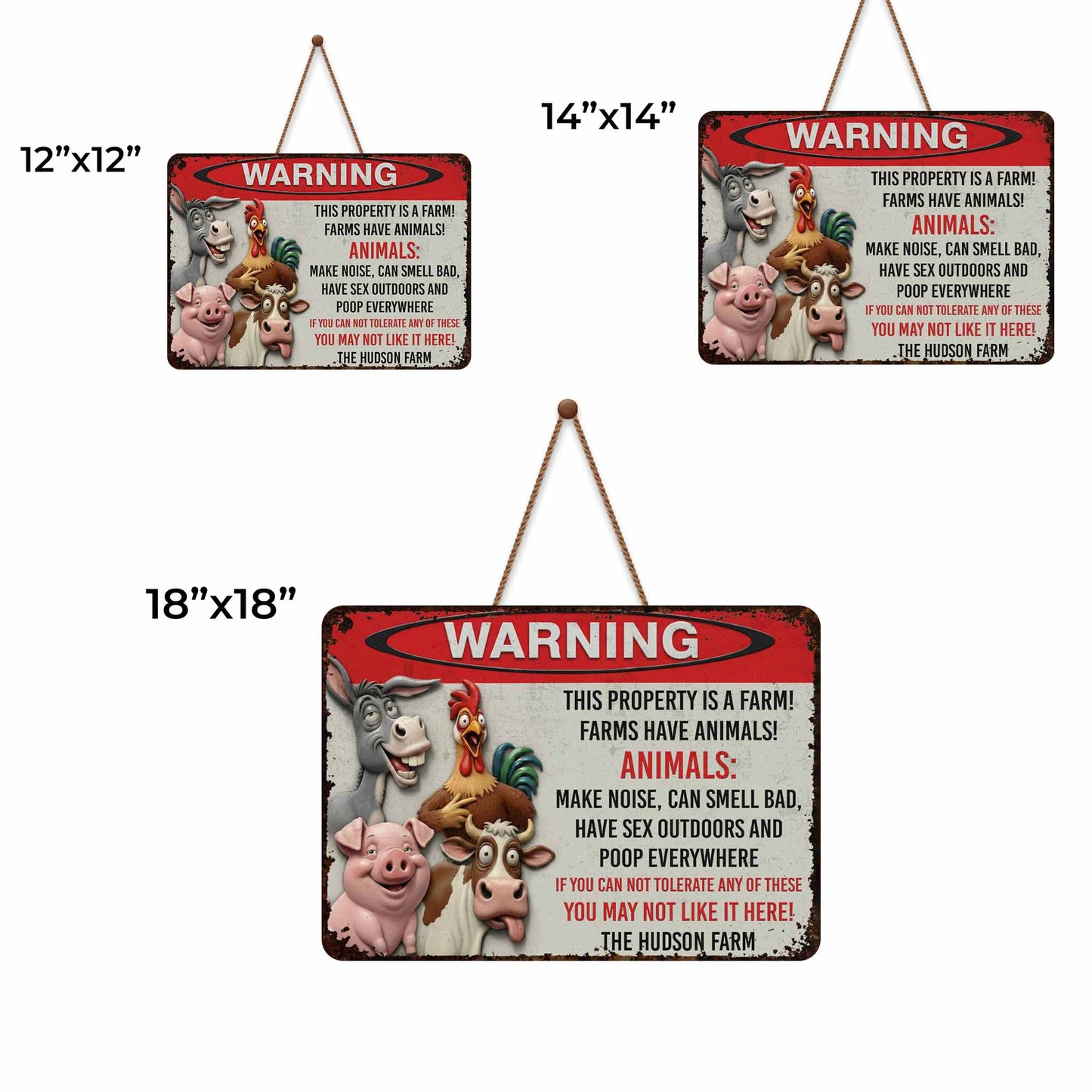 Warning This Property Is A Farm With Farm Animals