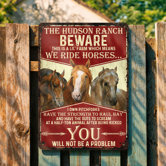 Beware This Is A Lil' Farm Which Means We Ride Horses