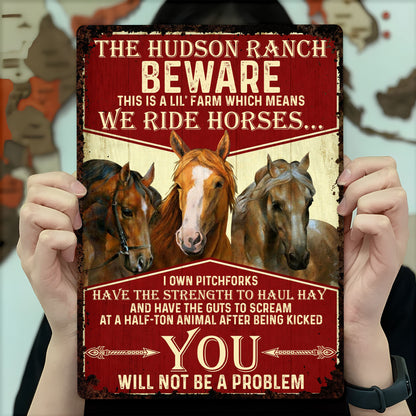 Beware This Is A Lil' Farm Which Means We Ride Horses