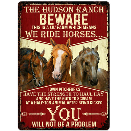 Beware This Is A Lil' Farm Which Means We Ride Horses