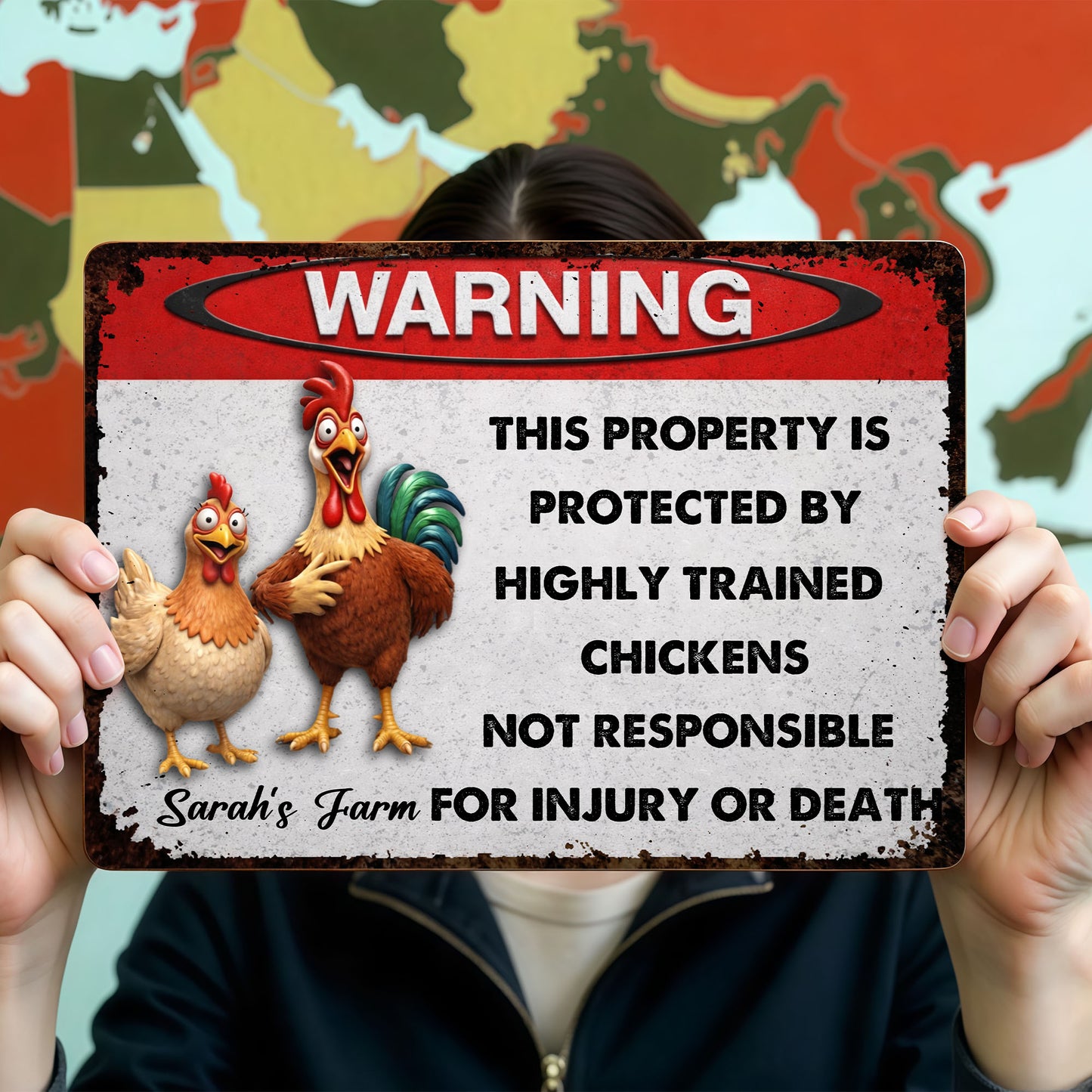 This Property Is Protected By Highly Trained Chickens