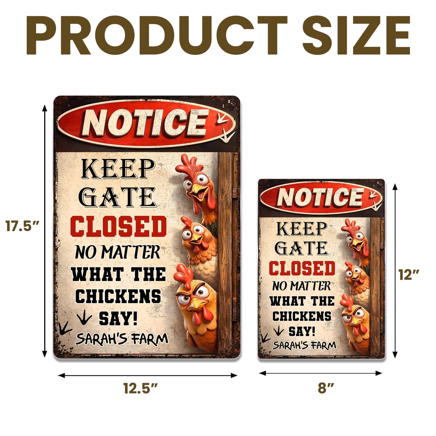 Keep Gate Closed No Matter What The Chickens Say