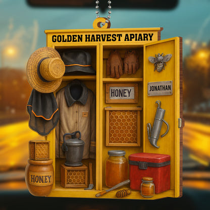 Golden Harvest Apiary With Bee And Equipment