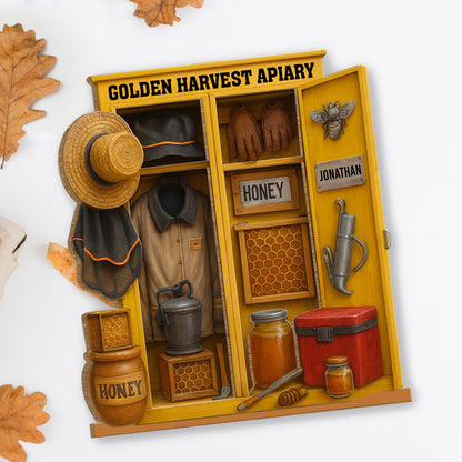 Customize This Wood Plaque, Bee, Honey Pot, Gardening Tools