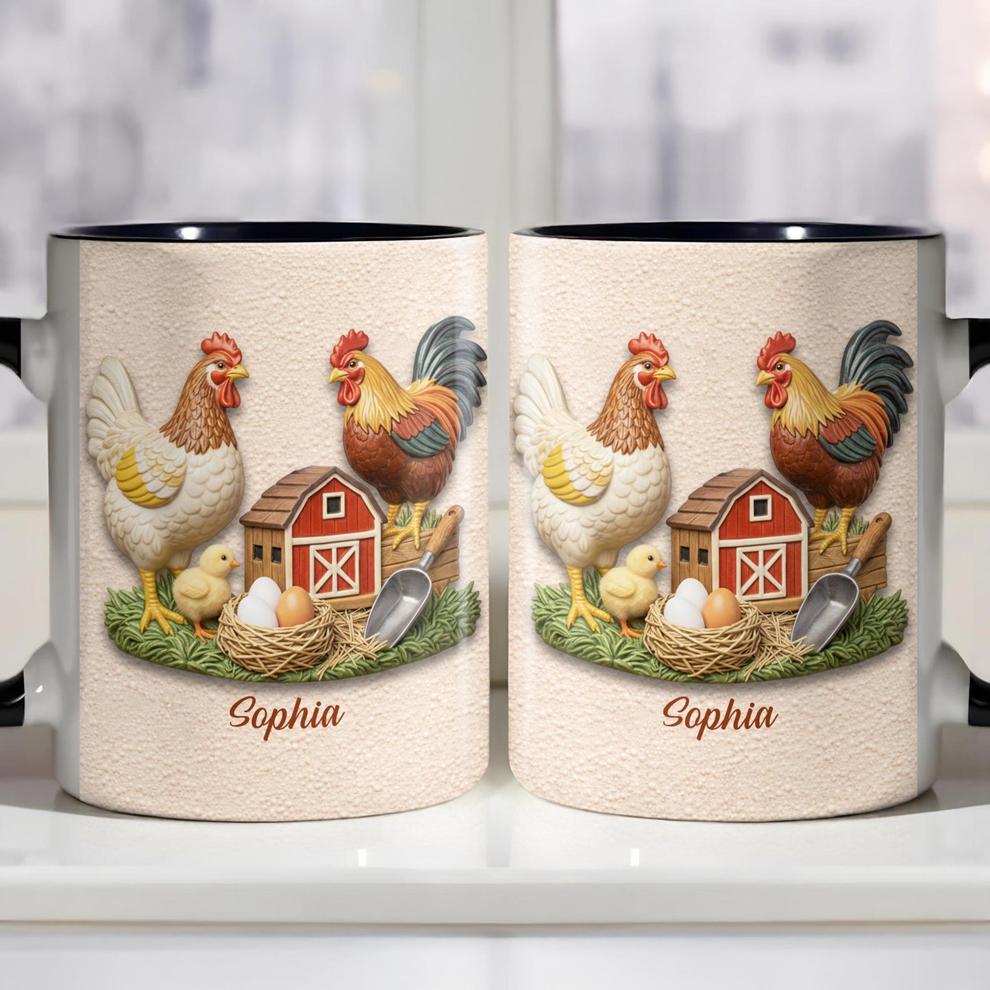 Cherish the Simple Joys, Chicken and Barn Design