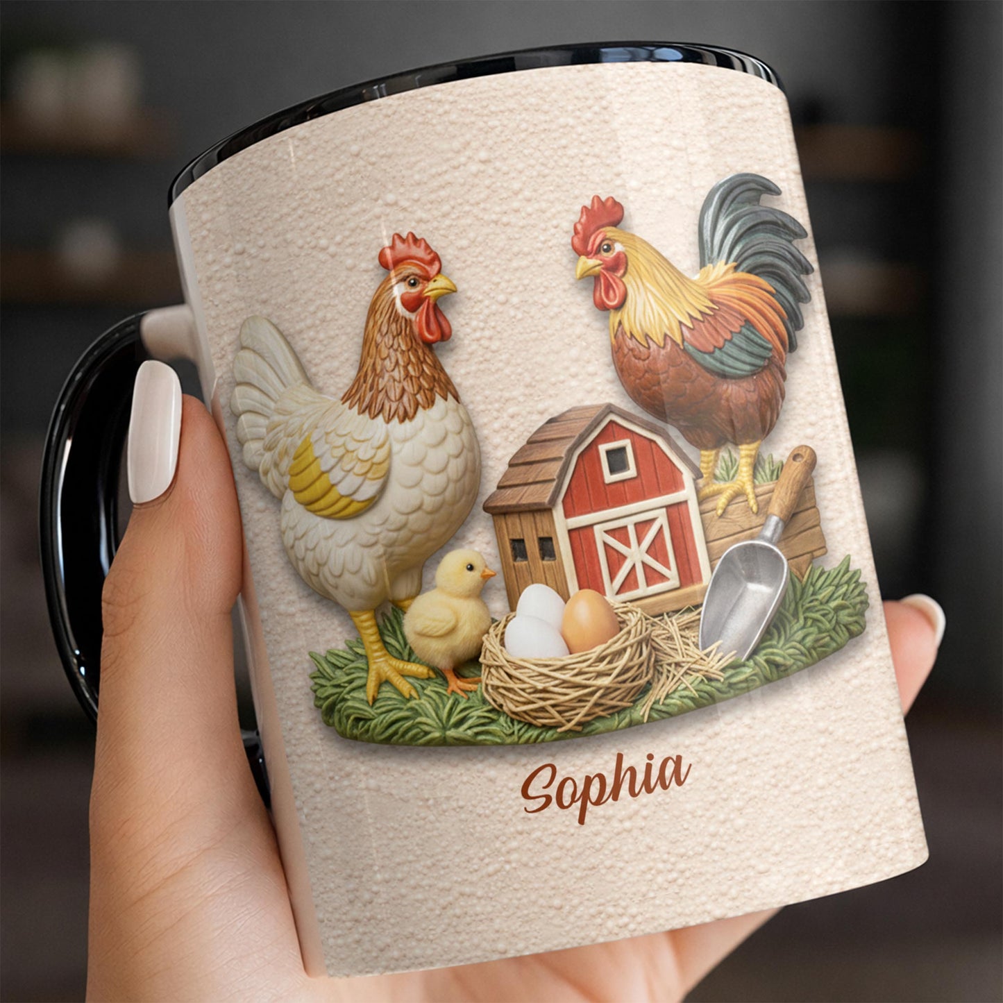 Cherish the Simple Joys, Chicken and Barn Design
